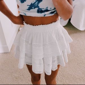 Love shack fancy dupe skirt from arie, size xs.